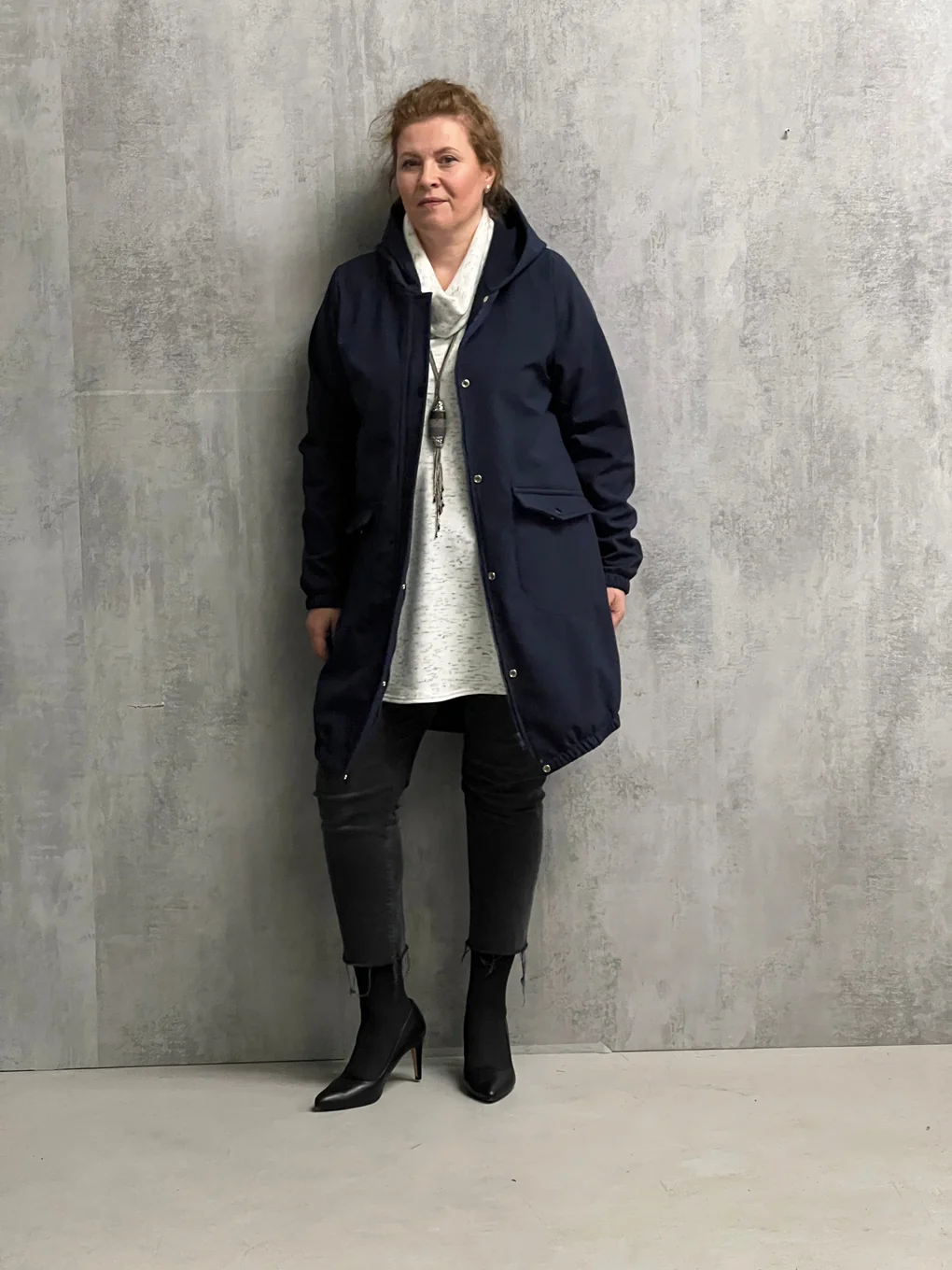 Softshell Wider Longer Rain Coat Jacket  